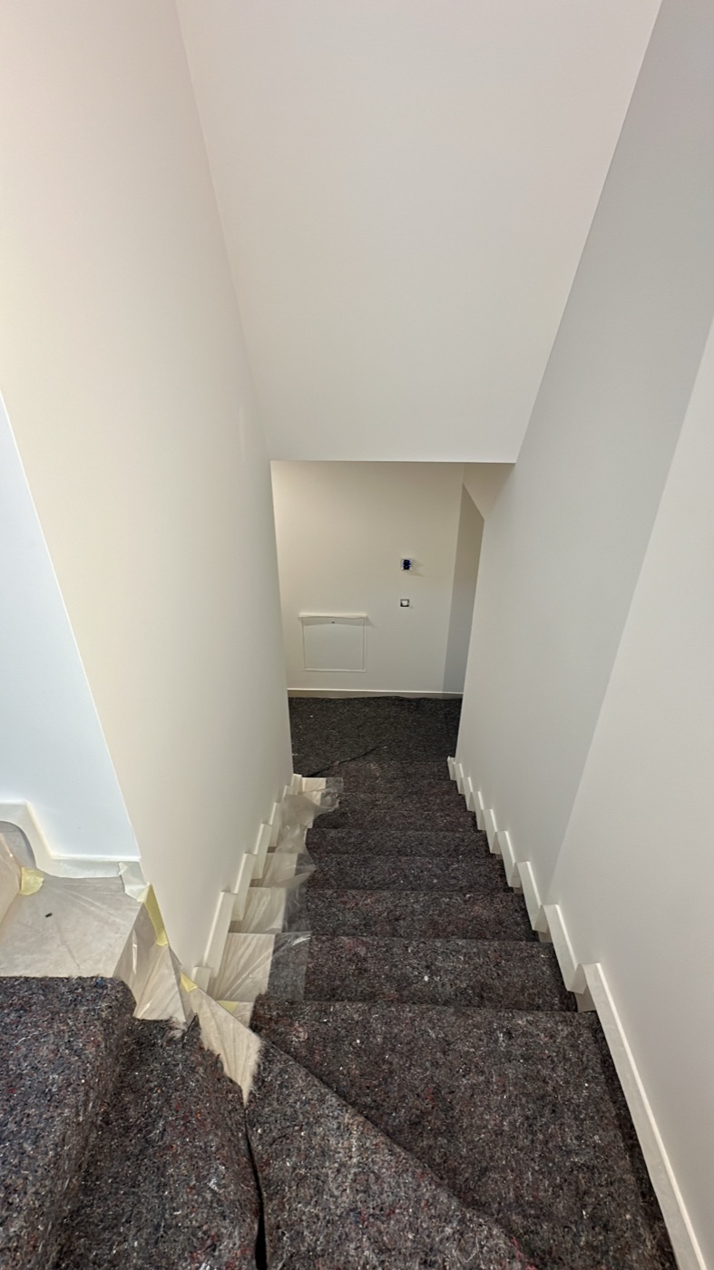 Scala in cantiere durante la ristrutturazione